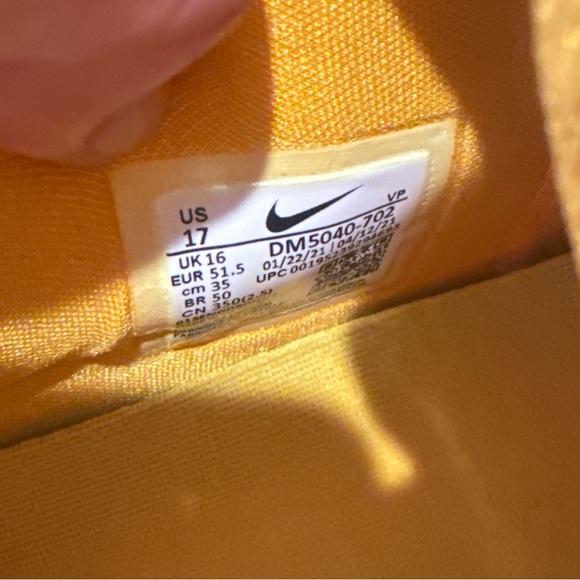 Size 17 Nike KD 14 TB Promo Gold/White Basketball Shoes DM5040-702 NEW main image 5